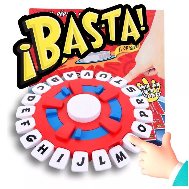 Juego De Mesa Basta Interactivo De Palabras Y Agilidad Mental Familiar