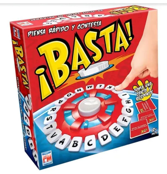 Juego De Mesa Basta Interactivo De Palabras Y Agilidad Mental Familiar