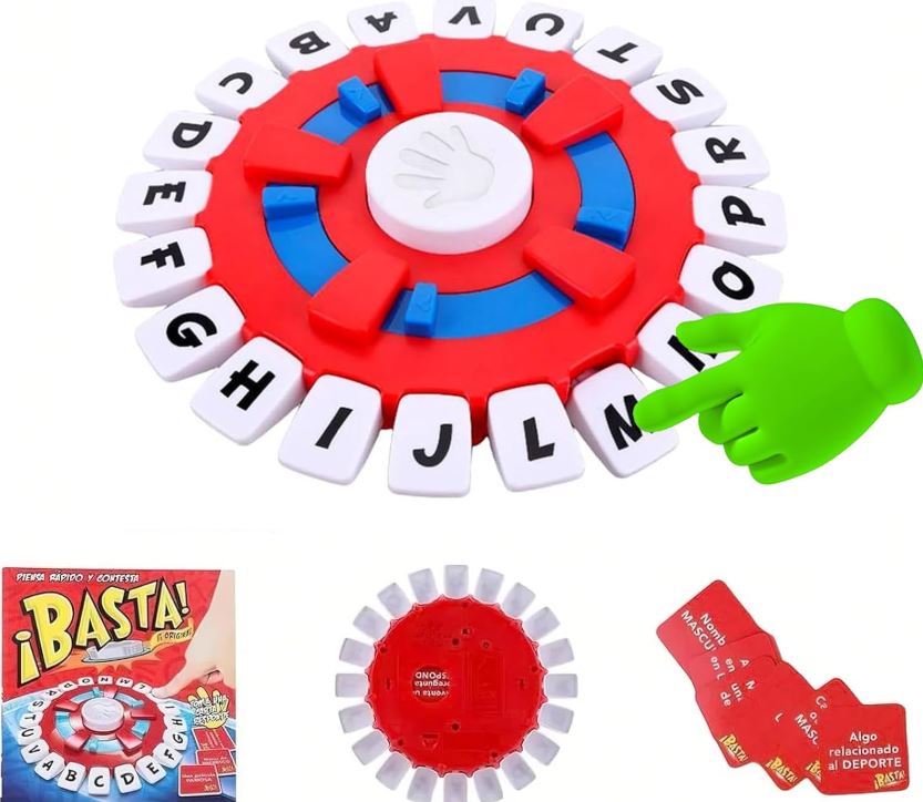 Juego De Mesa Basta Interactivo De Palabras Y Agilidad Mental Familiar