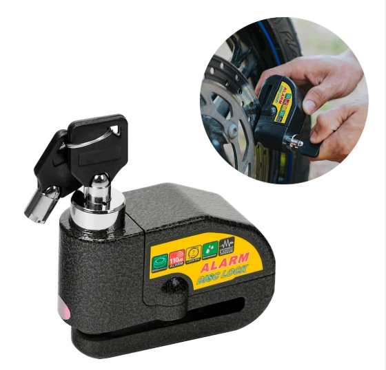 Candado Alarma Freno de Disco para Moto y Bicicleta
