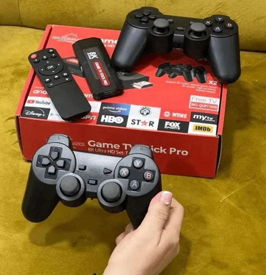 Game TV Stick Convertidor De TV a Smart, Stick Pro Q9 – Consola Retro HDMI
