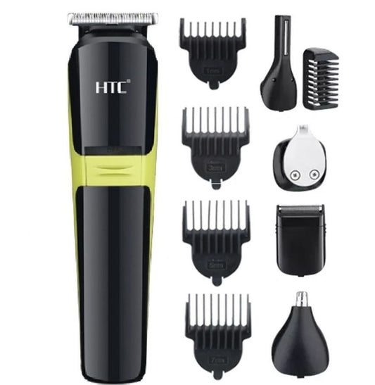 Maquina Barbera Afeitara y Patillera HTC-1326 + Accesorios