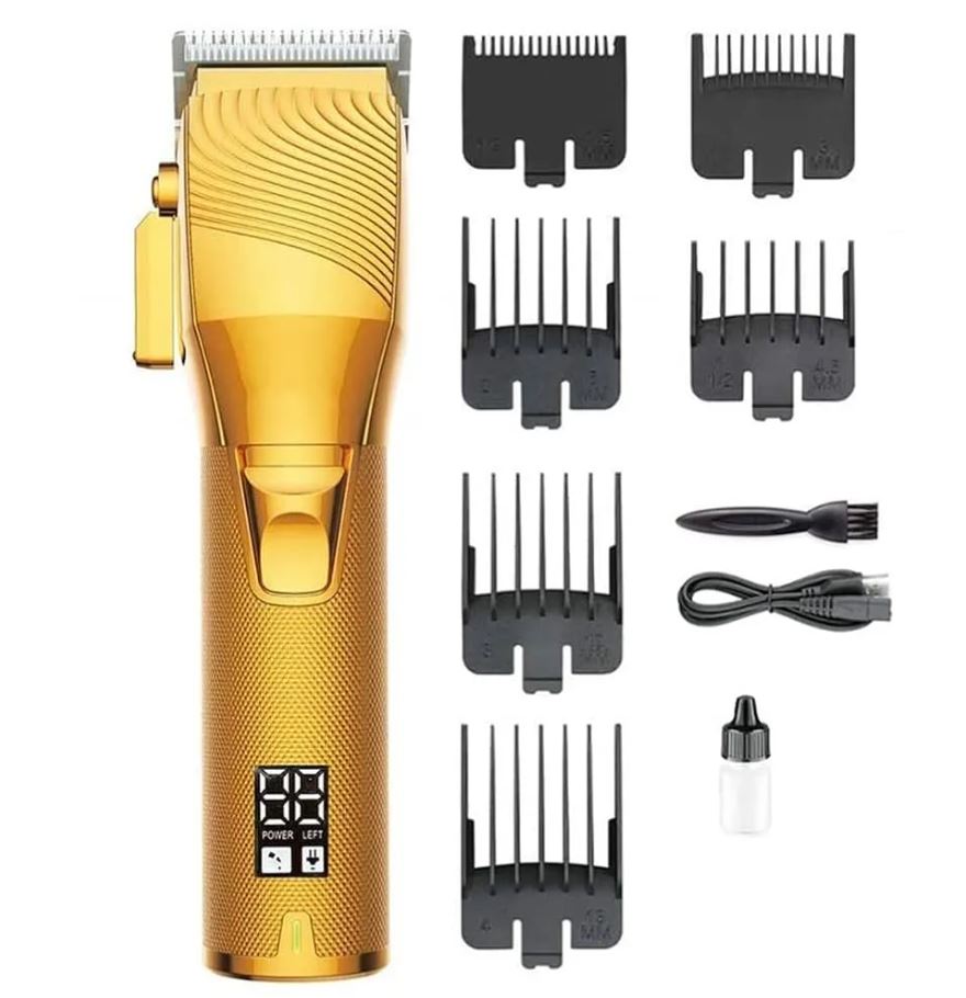 Máquina Peluquera, Afeitadora y Patillera Profesional VGR-280 Inalámbrica + Accesorios