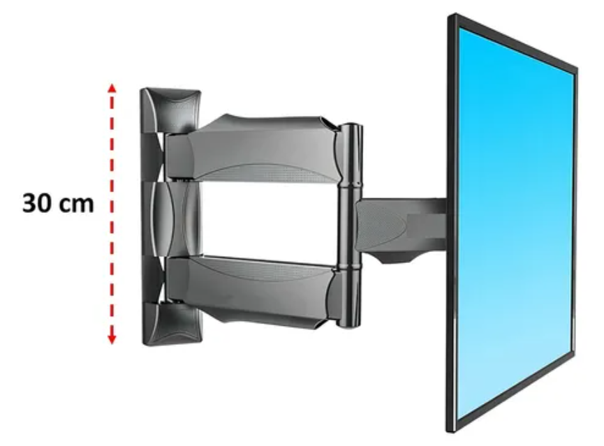 Soporte de Pared para TV P40 Brazo Largo articulado 32” a 65” Alta Resistencia, Giratorio y Reforzado en Acero