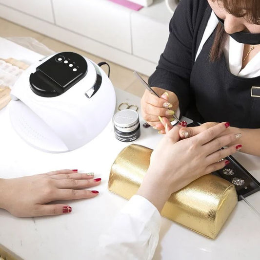 Lampara De Uñas Led Uv 168w Secado Rapido Soporte Celular Z9