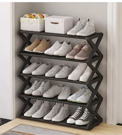 Organizador Zapatero 5 Niveles Estante Para Zapatos Armable Ahorra Espacio