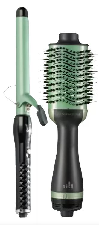 Combo Remilgnton Avocado: Pinza Rizadora + Cepillo Alisador Con Aguacate