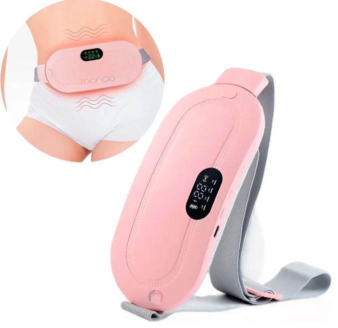 Cinturón Térmico Masajeador para Cólicos Menstruales – Alivio Rápido