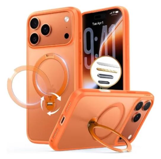 Estuche iPhone  16 / 17 - 17 Pro y 17 Pro Max MagSafe Carga Inalámbrica + Aros Protectores