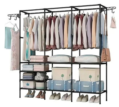 Armario Ropero 3 Cuerpos Closet Perchero Organizador de Ropa – foto 1