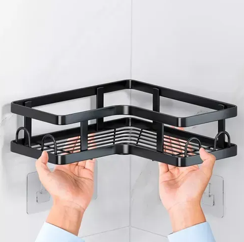 Estante Organizador Esquinero para Ducha y Pared de Baño 5 Piezas | Antióxido, Adhesivo y Fácil de Instalar