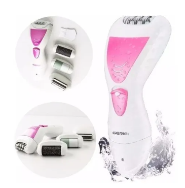 Depiladora Geemy 4 en 1 GM7006 – Afeitadora Femenina Multifuncional Color Blanco