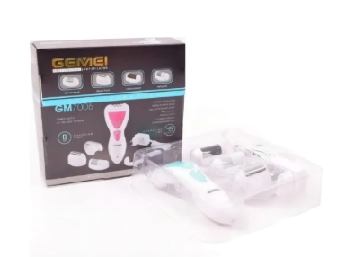 Depiladora Geemy 4 en 1 GM7006 – Afeitadora Femenina Multifuncional Color Blanco – foto 3