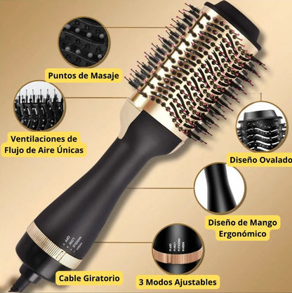 Cepillo Secador y Voluminizador de Cabello Keratina 2 en 1 – foto 5