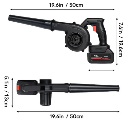 Sopladora de Aire Inalámbrica 48V con 2 Baterías Recargables – foto 6