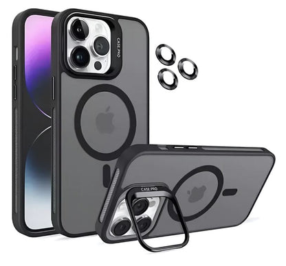 Estuche con Aro Soporte y Lentes de Cámara compatible con iPhone – foto 1