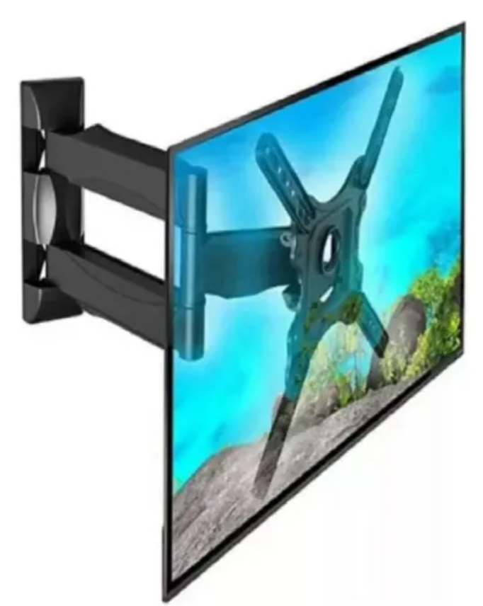 Soporte de Pared para TV P40 Brazo Largo articulado  32” a 65” Alta Resistencia, Giratorio y Reforzado en Acero