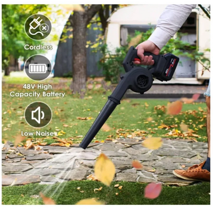 Sopladora de Aire Inalámbrica 48V con 2 Baterías Recargables – foto 2
