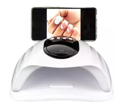 Lámpara de Uñas LED UV 168W Secado Rápido con Soporte para Celular Z9 – foto 1