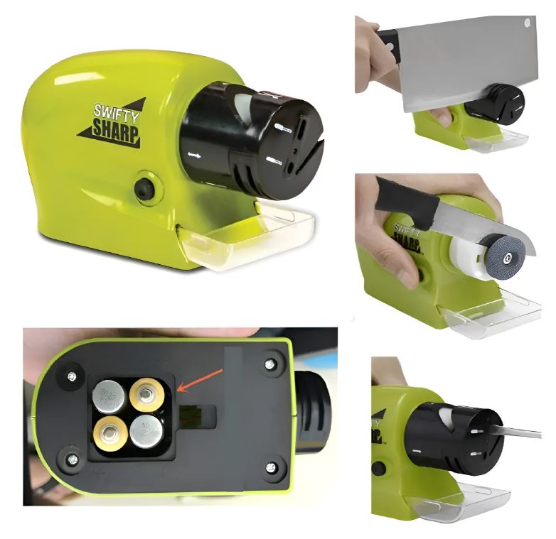 Afilador de Cuchillos Swifty Sharp Electrico Inalambrico Recargable