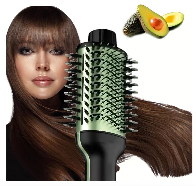 CEPILLO SECADOR DE CABELLO AGUACATE VOLUMINIZADOR