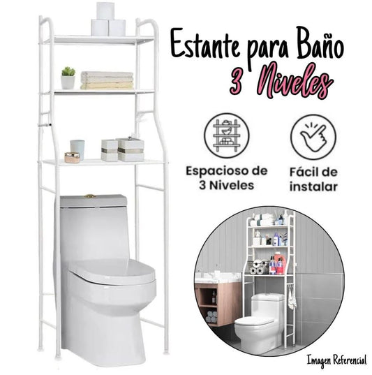 Organizador De Baño Estantería Mueble Ahorrador De Espacio