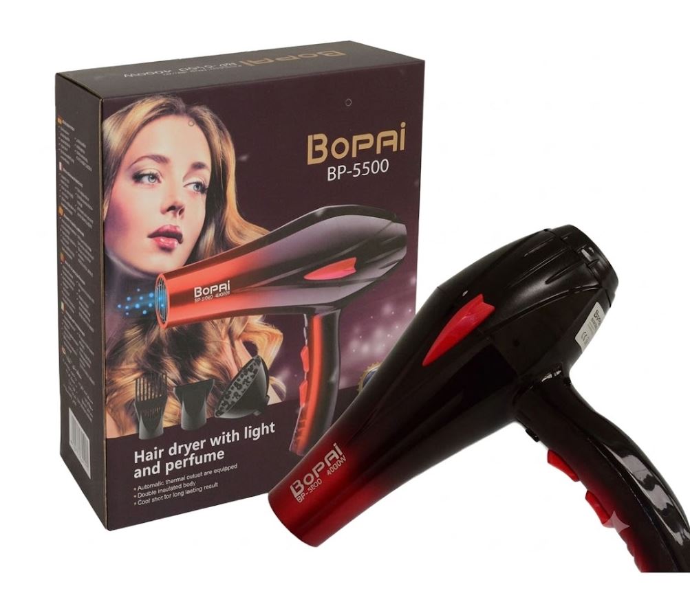 Secador de Cabello BOPAI 3 en 1 con Difusor y Accesorios