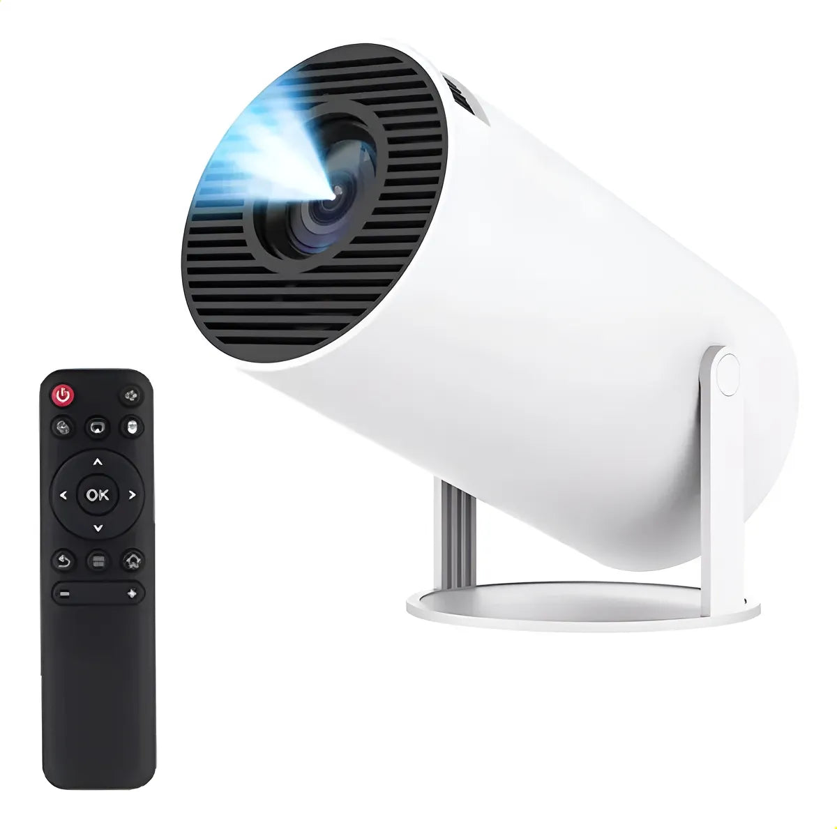 Video Beam Doméstico HY300 Blanco – 110V/220V Cine en Casa Portátil