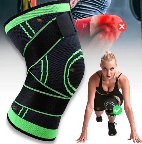 Rodillera Deportiva de Compresión Ajustable – Protección de Rodilla