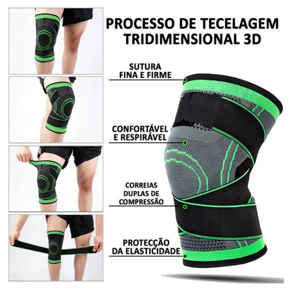 Rodillera Deportiva de Compresión Ajustable – Protección de Rodilla – foto 2