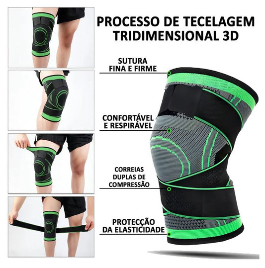 Rodillera Deportiva de Compresión Ajustable – Protección de Rodilla