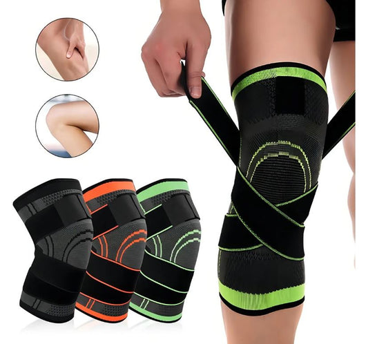 Rodillera Deportiva de Compresión Ajustable – Protección de Rodilla