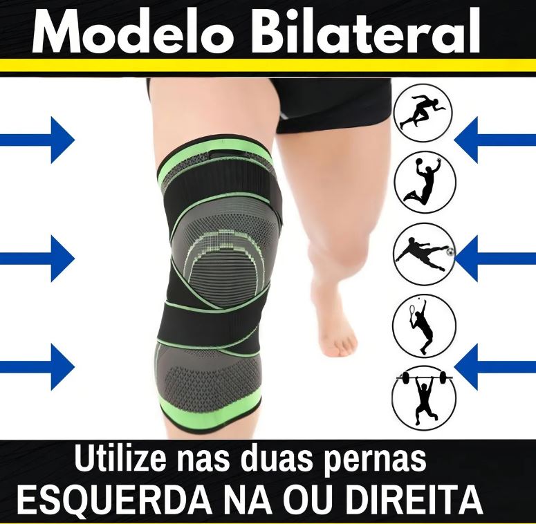 Rodillera Deportiva de Compresión Ajustable – Protección de Rodilla