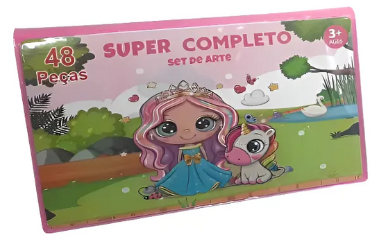 Set Escolar 48 Piezas – Kit Completo para Colegio, Manualidades y Tareas