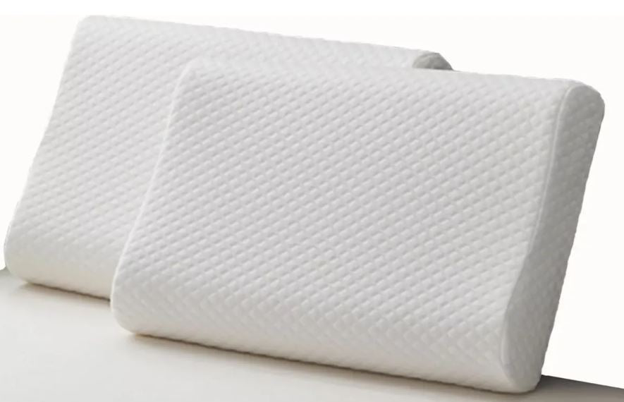 Set x2 Almohadas Ortopédicas Cervicales Memory Foam con Aloe Vera