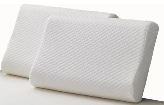 Set x2 Almohadas Ortopédicas Cervicales Memory Foam con Aloe Vera